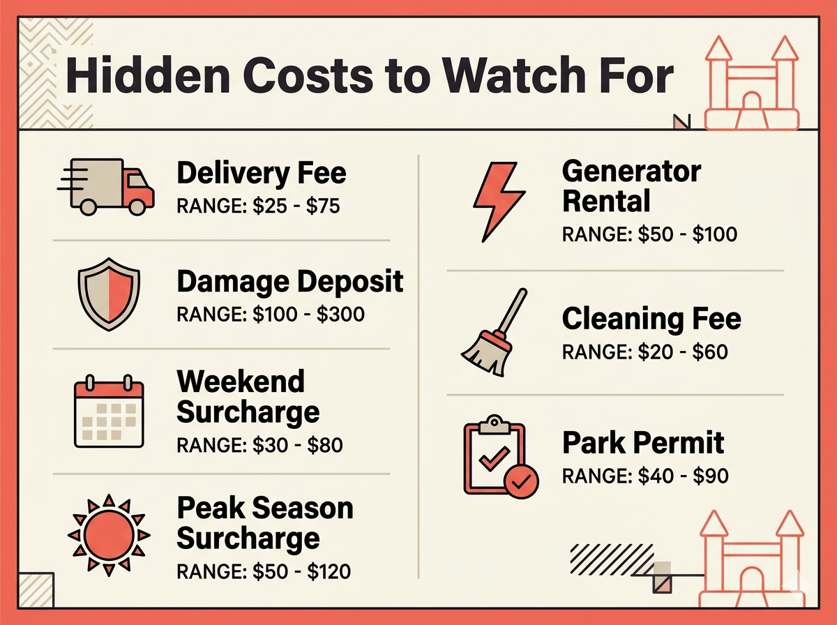 Bounce House Rental Hidden Fees