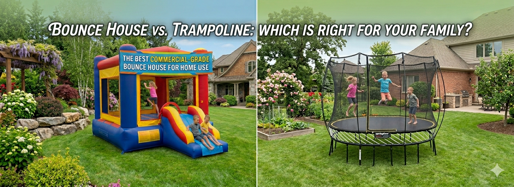 Bounce House vs. Trampoline: Which Is Right for Your Family? [2026]